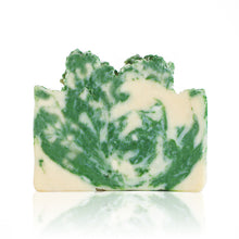 Load image into Gallery viewer, BC in a bar, if you've ever been in the forests of the Pacific Northwest after the rain then you know this scent. The evergreen aroma gives you that post-hike feeling from the comfort of your bathroom. Handmade, natural, vegan, olive oil soap. Made on Vancouver Island in BC, Canada.