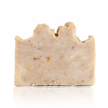 Load image into Gallery viewer, This rich, fragrant soap will soothe your skin with calming organic oatmeal. Combined with pure honey to moisturize and give you a beautiful glow. Handmade, natural, olive oil soap. Made on Vancouver Island in BC, Canada.