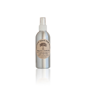 This all-natural room spray will soothe your mood and delicately carry you off to sleep. Natural room spray scented with essential oils. Made on Vancouver Island in BC, Canada.