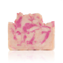 Load image into Gallery viewer, This pleasantly pink soap is spring in a bar. The light, sweet and refreshing aroma is a tribute to the cherry blossoms that come alive in Victoria, BC every spring. Handmade, natural, vegan, olive oil soap. Made on Vancouver Island in BC, Canada.