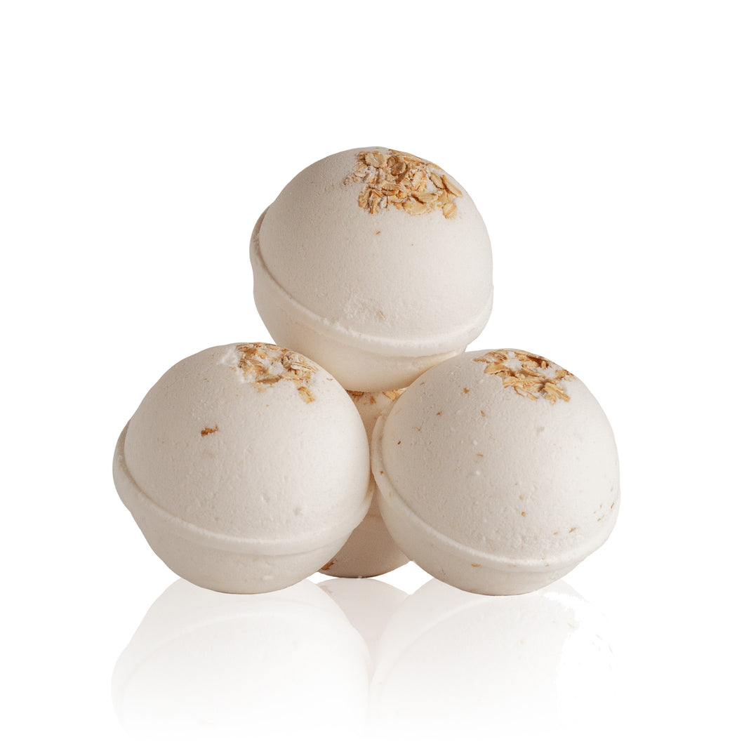 Natural, handmade bath bomb. Made on Vancouver Island in BC, Canada.
