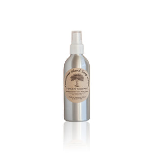 Bring the forests of BC indoors with this woodsy room spray. Natural room spray scented with essential oils. Made on Vancouver Island in BC, Canada.