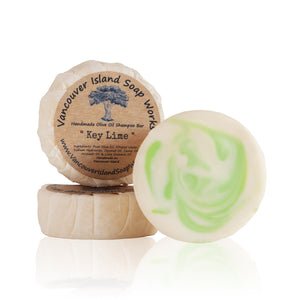 Handmade, natural, vegan, low waste shampoo bar. Made on Vancouver Island in BC, Canada.